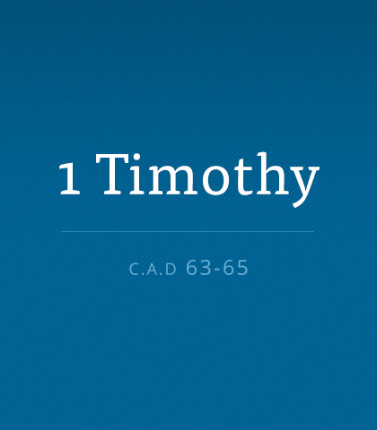 First Timothy scripture image