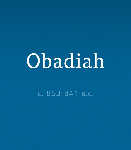 Obadiah scripture image
