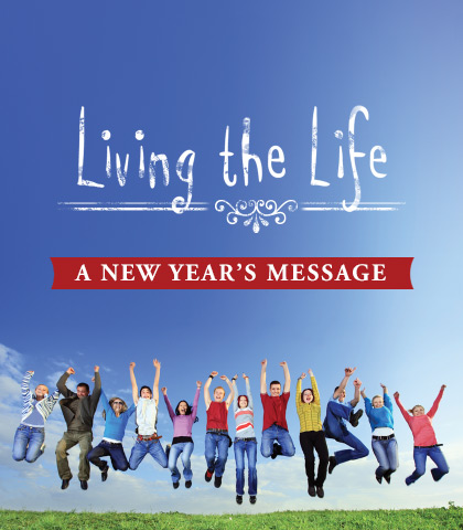 Artwork for Living the Life: A New Year's Message