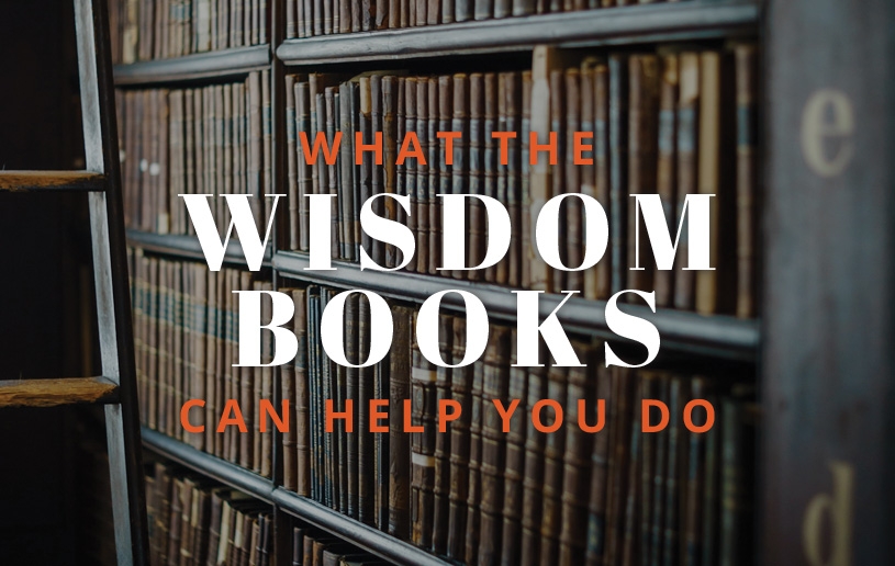 What the Wisdom Books Can Help You Do