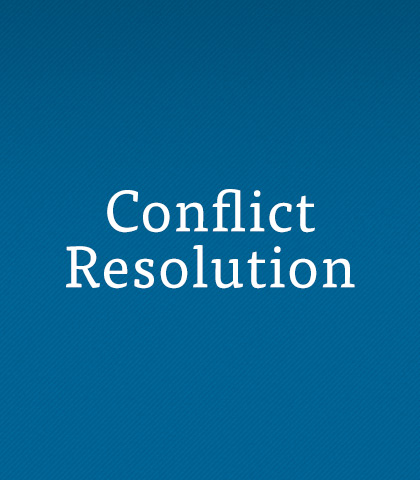 Conflict Resolution