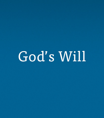 God's Will